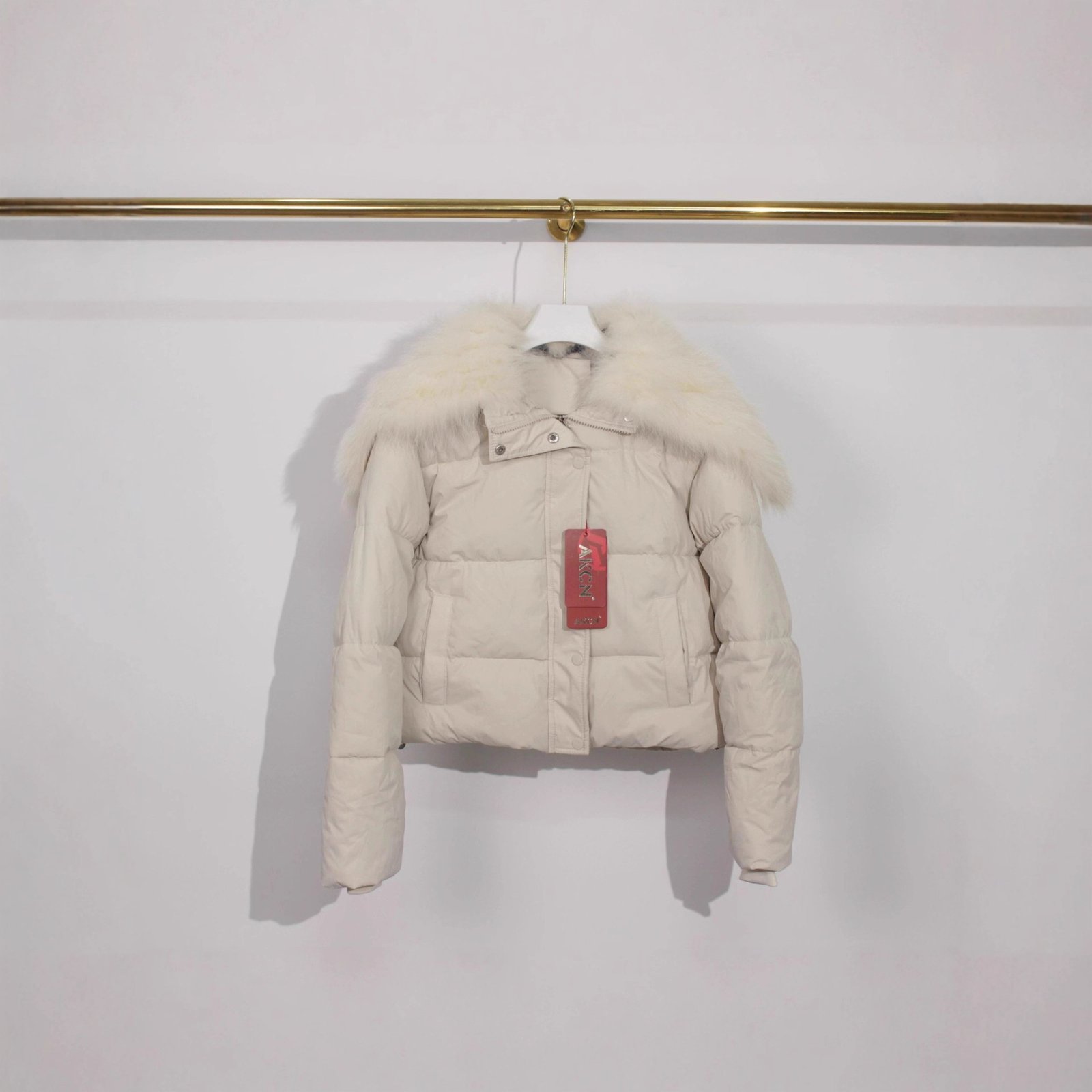 Down Coat Jacket Women's Fur Collar - Image 2