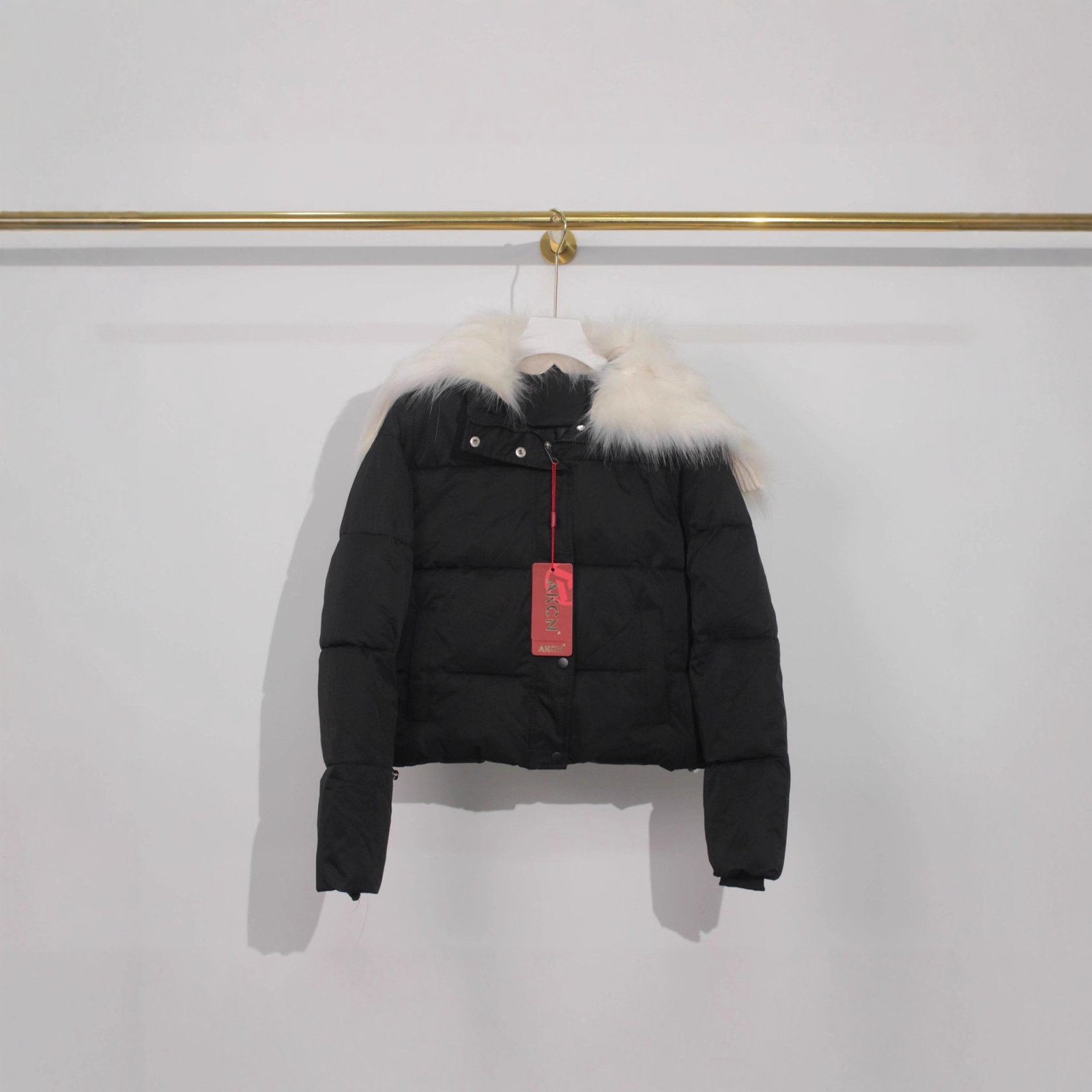 Down Coat Jacket Women's Fur Collar - Image 5