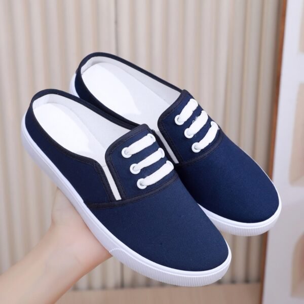 Slip-on Canvas Shoes Flat Women - Image 8