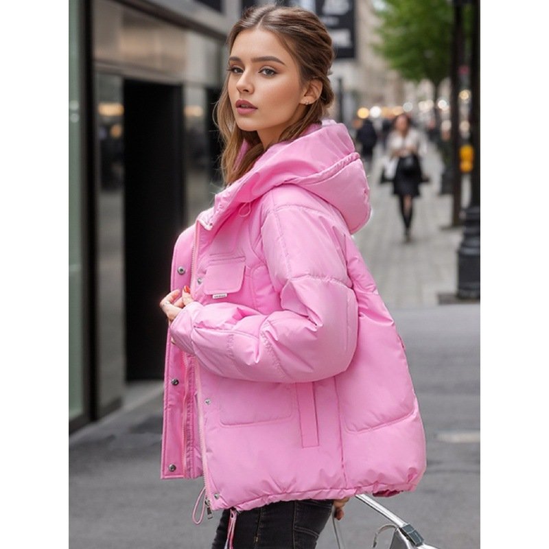 Hooded Down Cotton Clothes For Women - Image 5