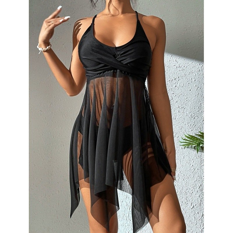 Women's See-through Strap Lace Nightdress - Image 3