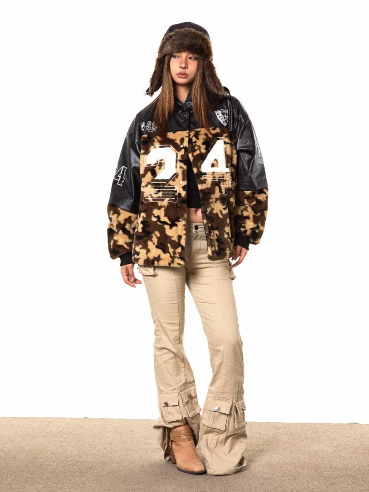 Thickened Camouflage No 24 Cotton-padded Jacket - Image 6