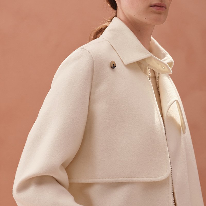 Retro Short Temperamental Women's Genuine Leather Clothes - Image 6