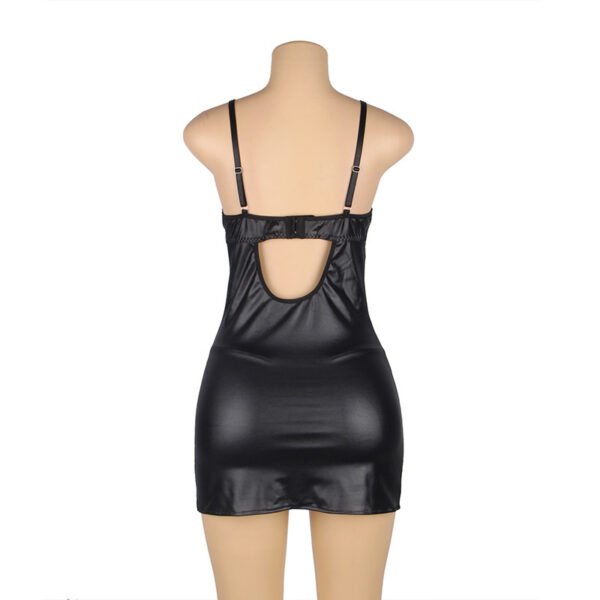 Plus Size  Transparent Tempting Slip Nightdress - Image 9