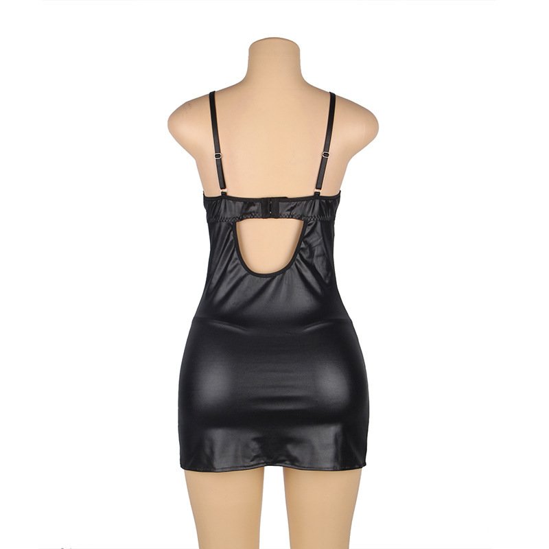 Plus Size  Transparent Tempting Slip Nightdress - Image 9