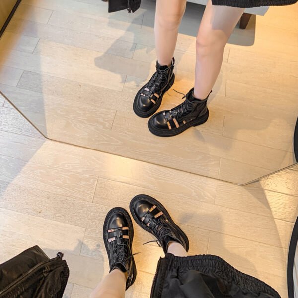 Mesh Martin Boots For Women Summer - Image 4