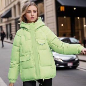 Hooded Down Cotton Clothes For Women