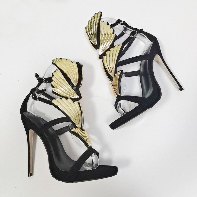 Fashion Angel Wings High Heels Personalized Straps - Image 4
