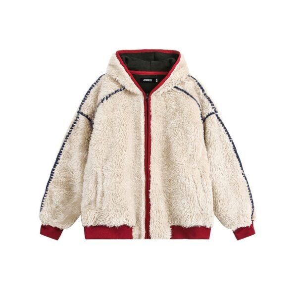 New Winter Velvet Cotton Clothes Lamb Wool Coat - Image 6