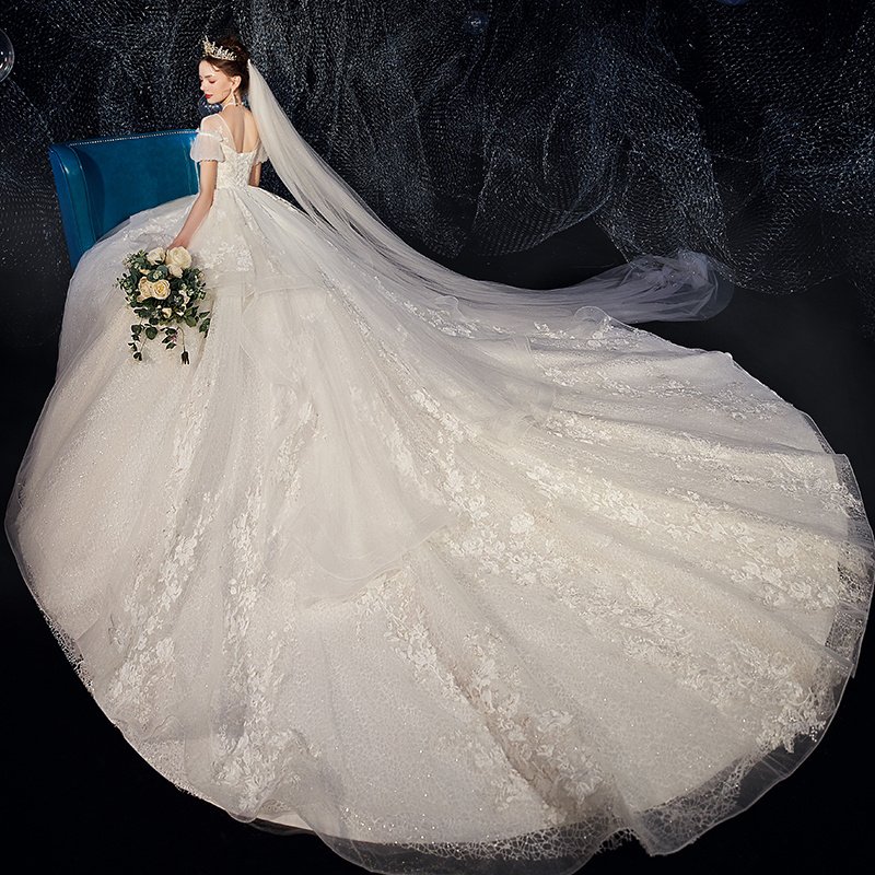 Bride Large Size Covering Pregnant Belly, Main Yarn, Small French Covering Arm, Trailing - Image 2